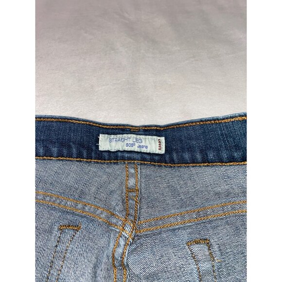 Vintage ONE of A Kind Levi’s 505 Straight Leg Woman’s Jeans Size 12 - Picture 5 of 11